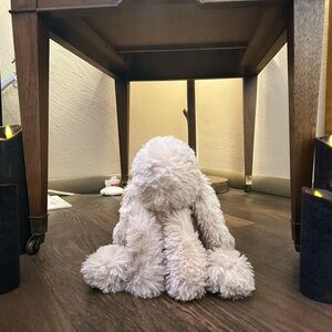 Tan Jellycat Medium Smudge Rabbit